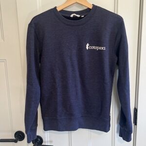 Cotopaxi Organic Crew Sweatshirt Women's Small Navy Blue